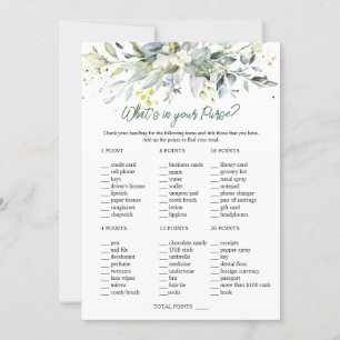 Invitation Eucalyptus Greenery Bridal Ce qui est dans votre s