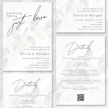 Eucalyptus Rien De Fancy Just Love Script Mariage
