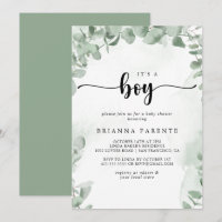 Eucalyptus vert classique C'est un Baby shower gar