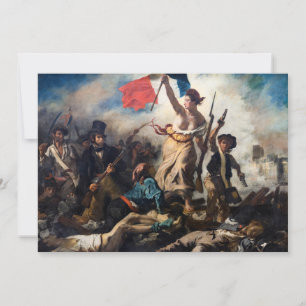 Invitation Eugene Delacroix - La Liberté guidant le peuple