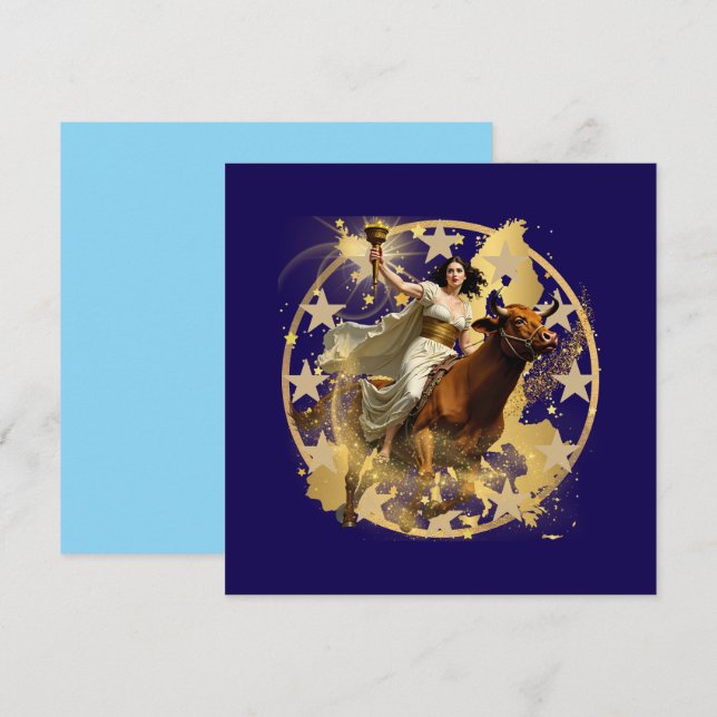 Invitation Europa Aurora (Devant / Derrière)