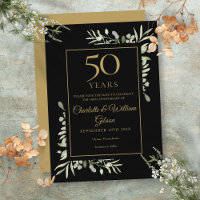 Événement 50e Anniversaire Golden Save the Date Vé