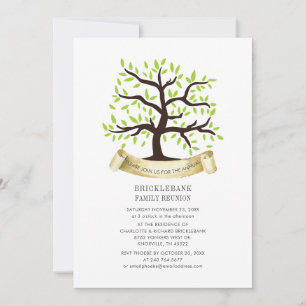 Invitation Evénement annuel de l'arbre généalogique de la Réu