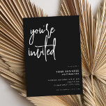 Invitation Événement commercial minimaliste moderne<br><div class="desc">Invitation d'évènements d'affaires minimaliste moderne avec typographie de script minimale et design graphique simple.</div>
