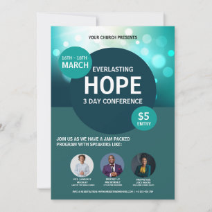 Invitation Evénement de conférence Eglise Conception personna