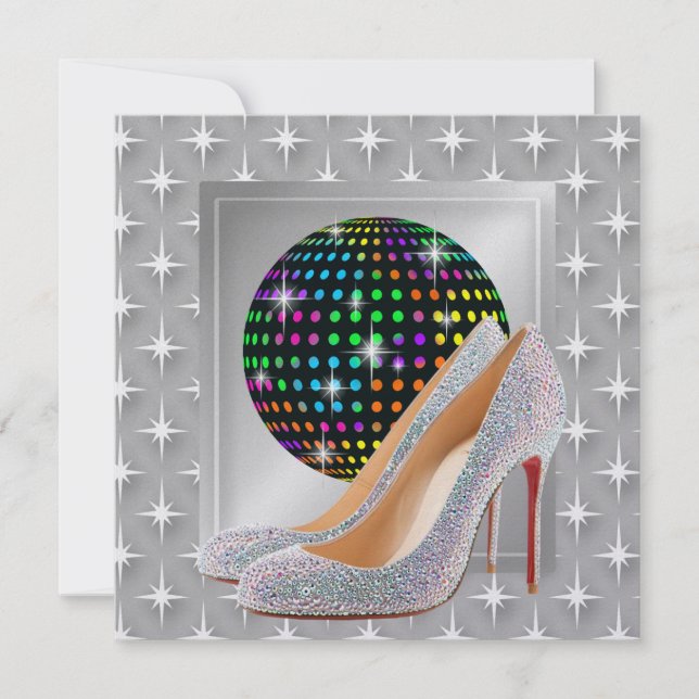 Invitation Evénement de gala / Disco (Devant)