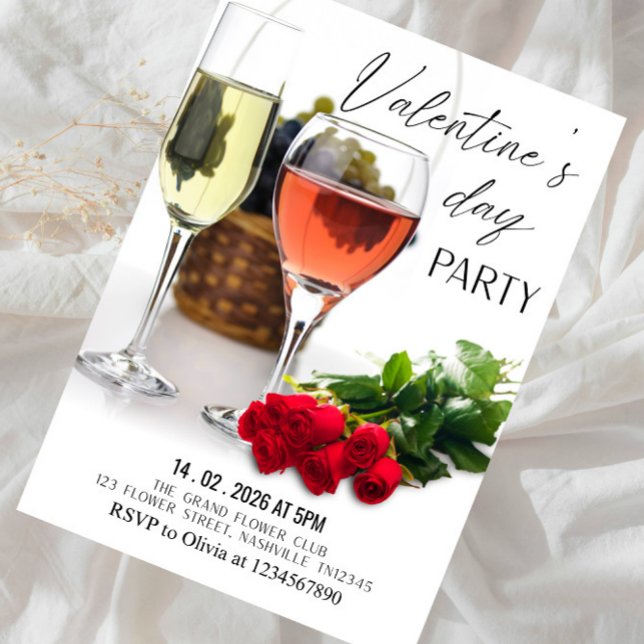 Invitation Événement de la Saint-Valentin Sweet Love (Créateur téléchargé)