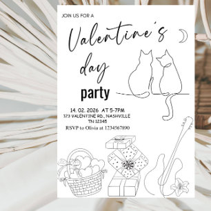 Invitation Événement de la Saint-Valentin Sweet Love Party
