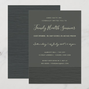 INVITATION ÉVÉNEMENT DE SÉMINAIRE DE DISCUSSION DE LA LIGNE D