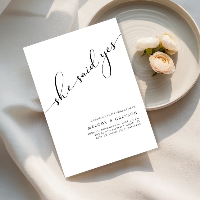 Invitation Événement | Elle A Dit Oui Simple Mission (Créateur téléchargé)