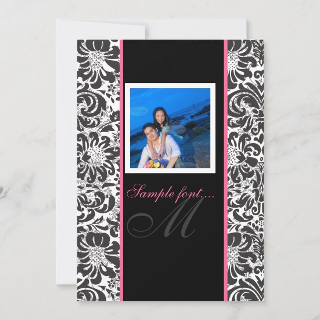 Invitation Événement PixDezines do-it-yourself.. monogramme f (Devant)