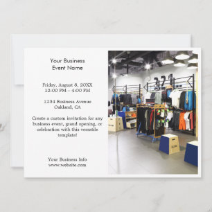 Invitation Événement professionnel   Photo professionnelle mi