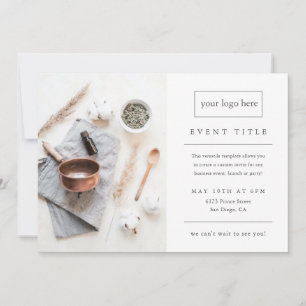 Invitation Événement professionnel   Photo professionnelle mo