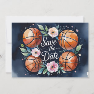 Invitation Événement sportif de basketball avec un ballon sur
