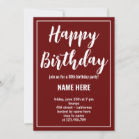 ÉVÉNEMENTS PERSONNALISÉS DE FÊTE D'ANNIVERSAIRE
