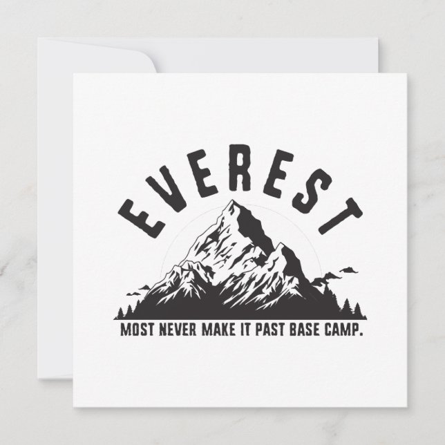 Invitation Everest (Devant)