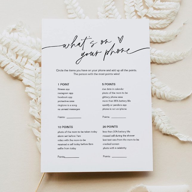 Invitation EVERLEIGH Baby shower Ce qui est sur votre jeu de  (Créateur téléchargé)