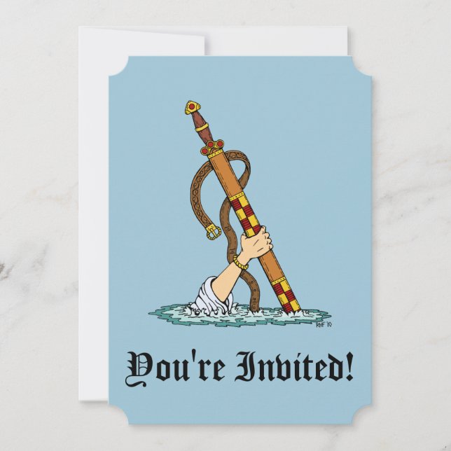 Invitation Excalibur (Devant)