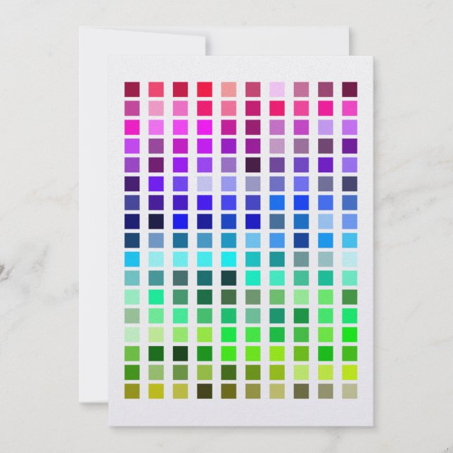 Invitation Exemple de couleur Invitation10 (Devant)