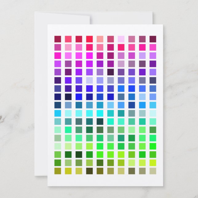 Invitation Exemple de couleur Invitation12 (Devant)