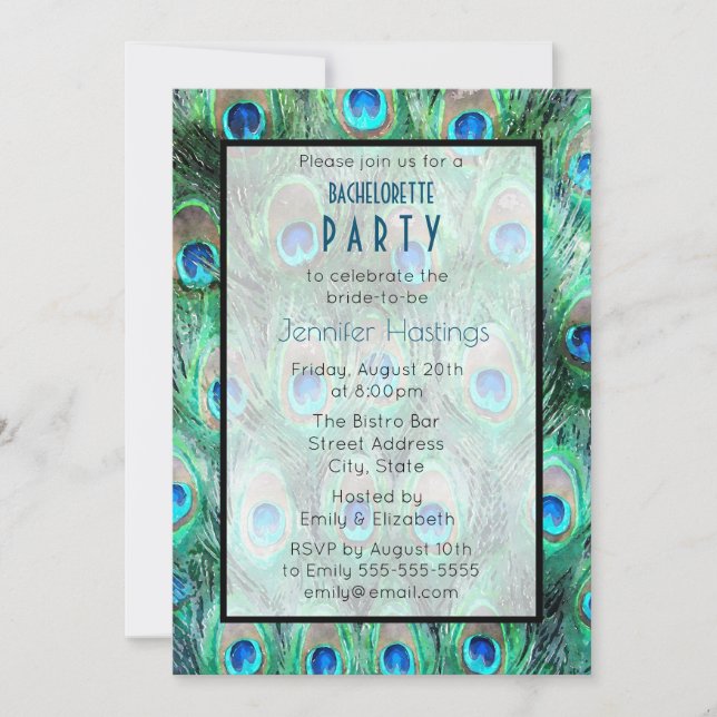 Invitation Exotic Bachelorette Party (Devant)