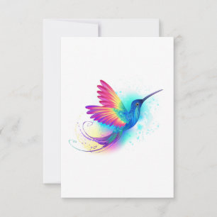 Invitation Exotic Rainbow Hummingbird