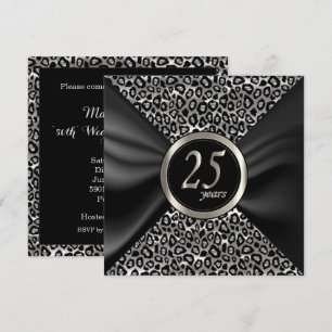 Invitation Exotique Joyeux Anniversaire - 25 Ans