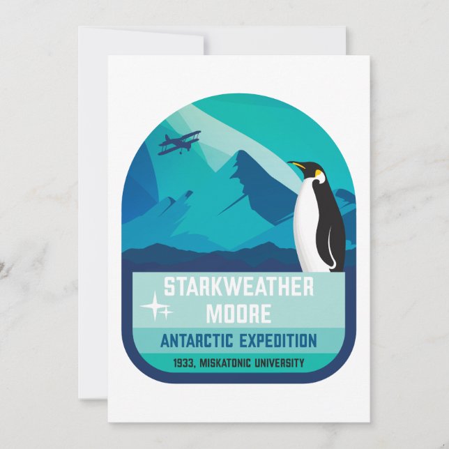 Invitation Expédition Antarctique Starkweather-Moore (Devant)