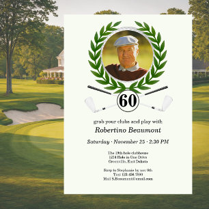 Invitation Expérience de joueur sur le thème du golf élégant