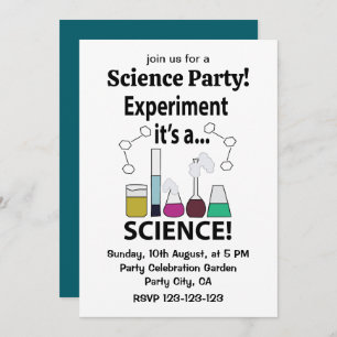 Invitation Expérience scientifique C'est une science
