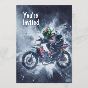 Invitation Explosions de folie de moto