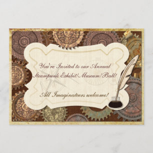 Invitation Exposition de BALL CONVENTION Elegance Steam Steam