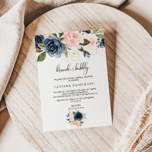 Invitation Exquisite Fall  Brunch & Bubbly Bridal Shower