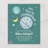 Invitation externe du Baby shower budgétaire