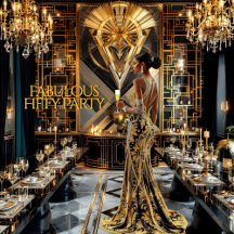 Fabuleuse 50e Art déco femme Africain-Américain Or