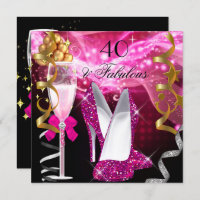 Fabuleux 40 talons de Parties scintillant rose cha