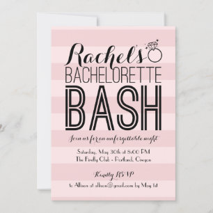 Invitation Fabulous Bash   Bachelorette