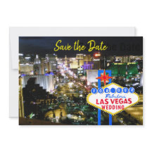 Fabulous Las Vegas Save the Date photo