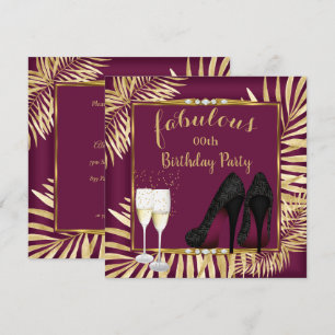 Invitation Fabulux Palmes d'or de Bourgogne zèbre Champagne F