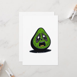 Invitation Face drôle d'Avocado