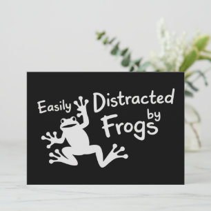 Invitation Facilement Distrait Par Les Grenouilles Animal Gre