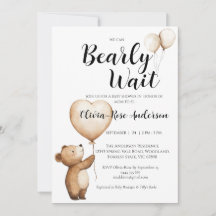 Faire à peine attendre l'invitation à une baby sho