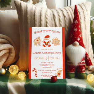 Invitation Faire briller les esprits en pâtisserie, fête d'éc
