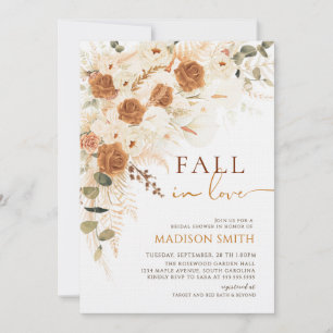 Invitation Faire Connaissance avec la Mariée : Fleurs Bohèmes