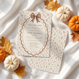 Invitation Faire Connaissance avec un Arc Floral pour une Bab