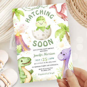 Invitation Faire Éclore Bientôt Fête de Naissance de Bébé Din