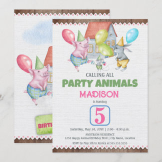 Invitation Faire en sorte que les enfants soient une fête amu
