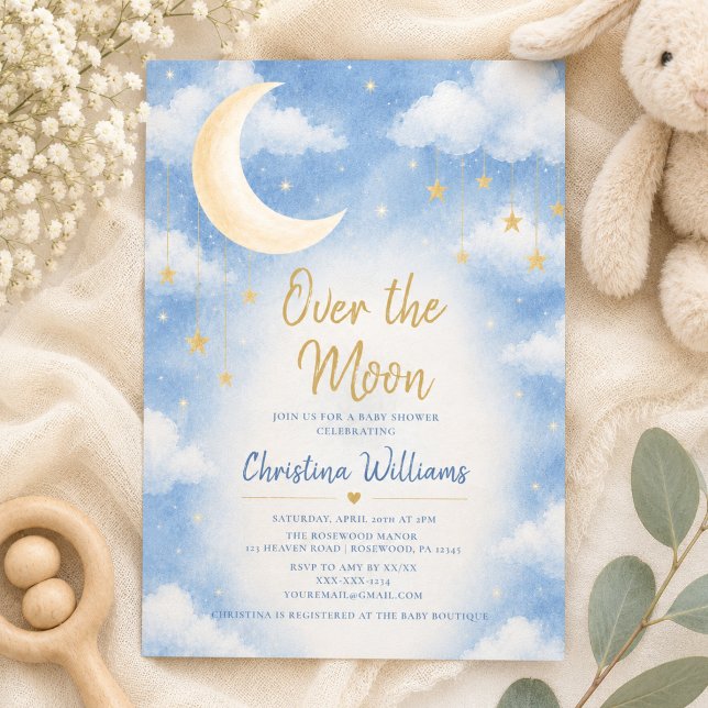 Invitation Faire le saut pour l'invitation de Baby Shower (Créateur téléchargé)
