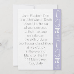 Invitation Faire le total en carton d'invitation de mariage L