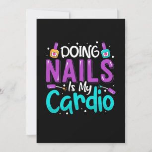 Invitation Faire les Ongles Est Mon Cardio